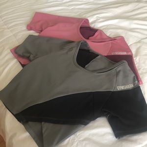 Gym shark crop tops